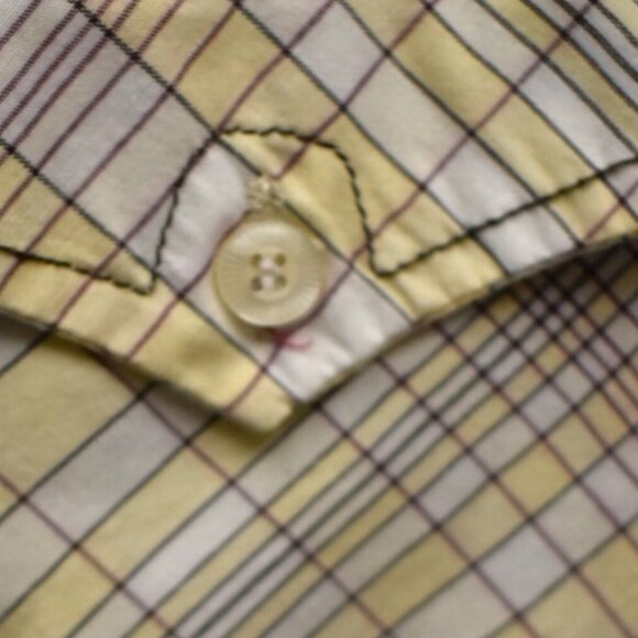 ONeill Lost Shirt M Mens Button Down Plaid Western Embroidered Rockabilly Cowboy - Picture 3 of 7